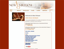 Tablet Screenshot of newvirtuosi.com